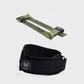 Nylon weight lifting belt and  silicone lifting straps