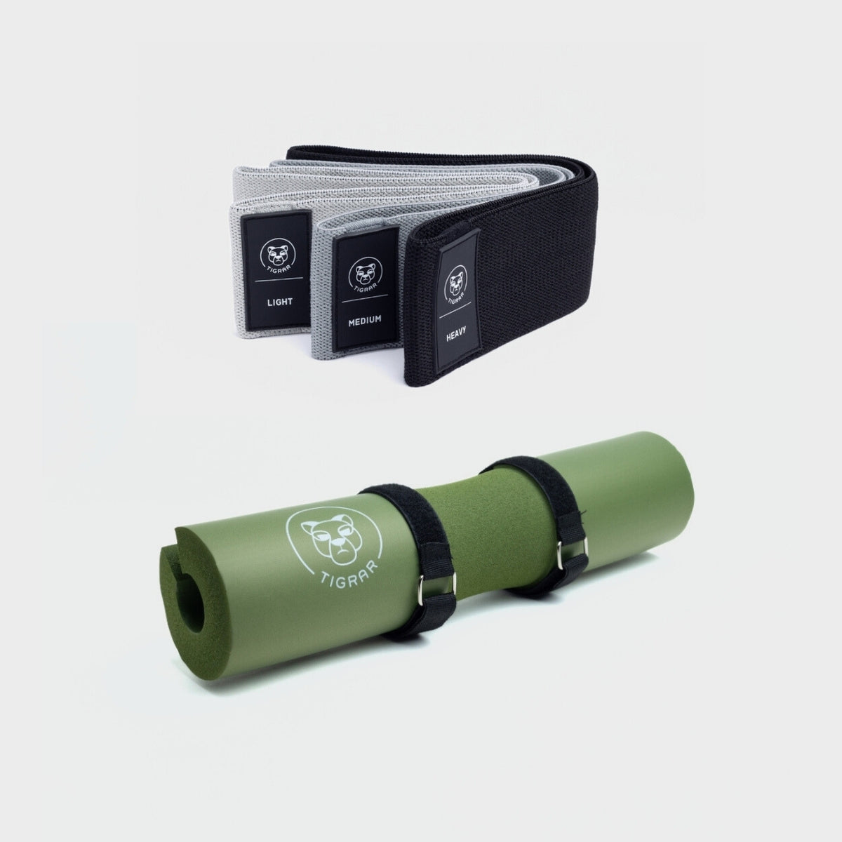 Barbell pad + booty bands - Glute lift duo