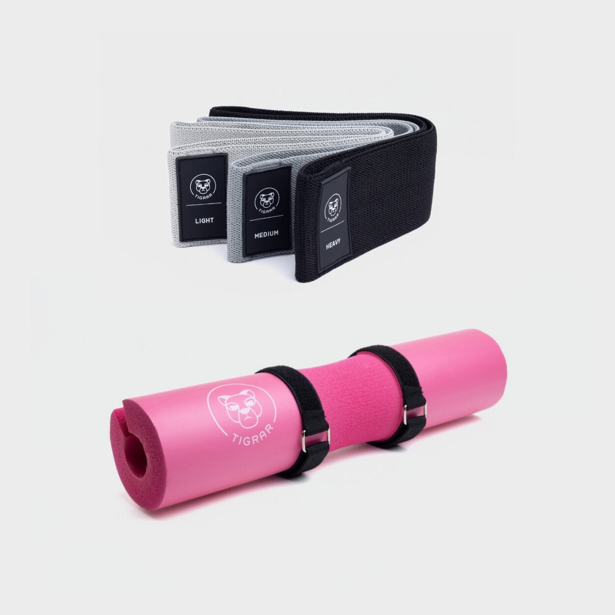 Barbell pad + booty bands - Glute lift duo