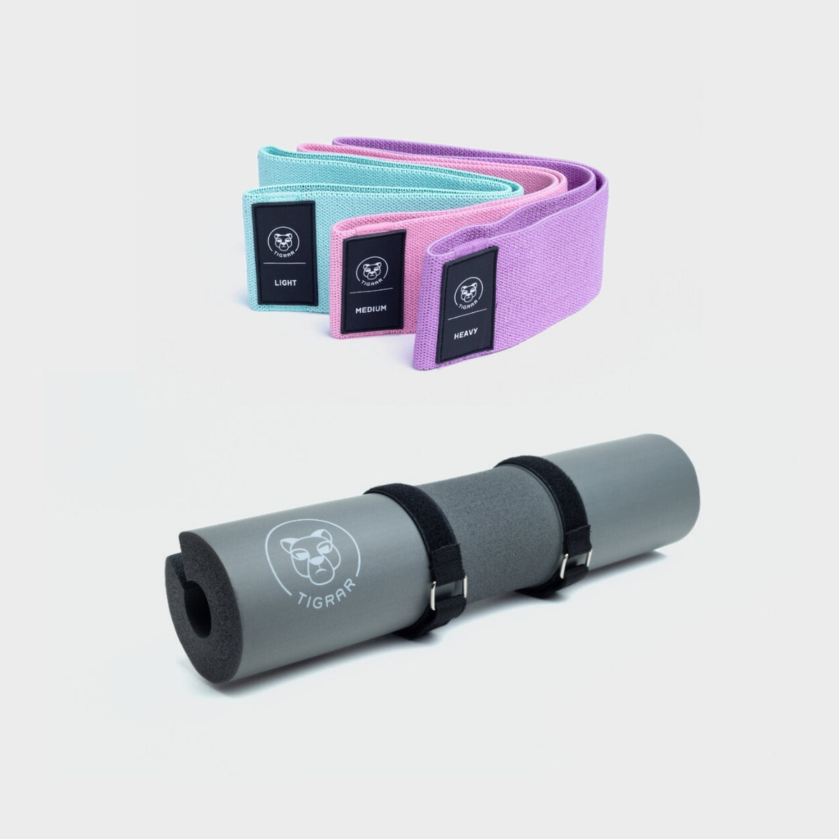 Barbell pad + booty bands - Glute lift duo