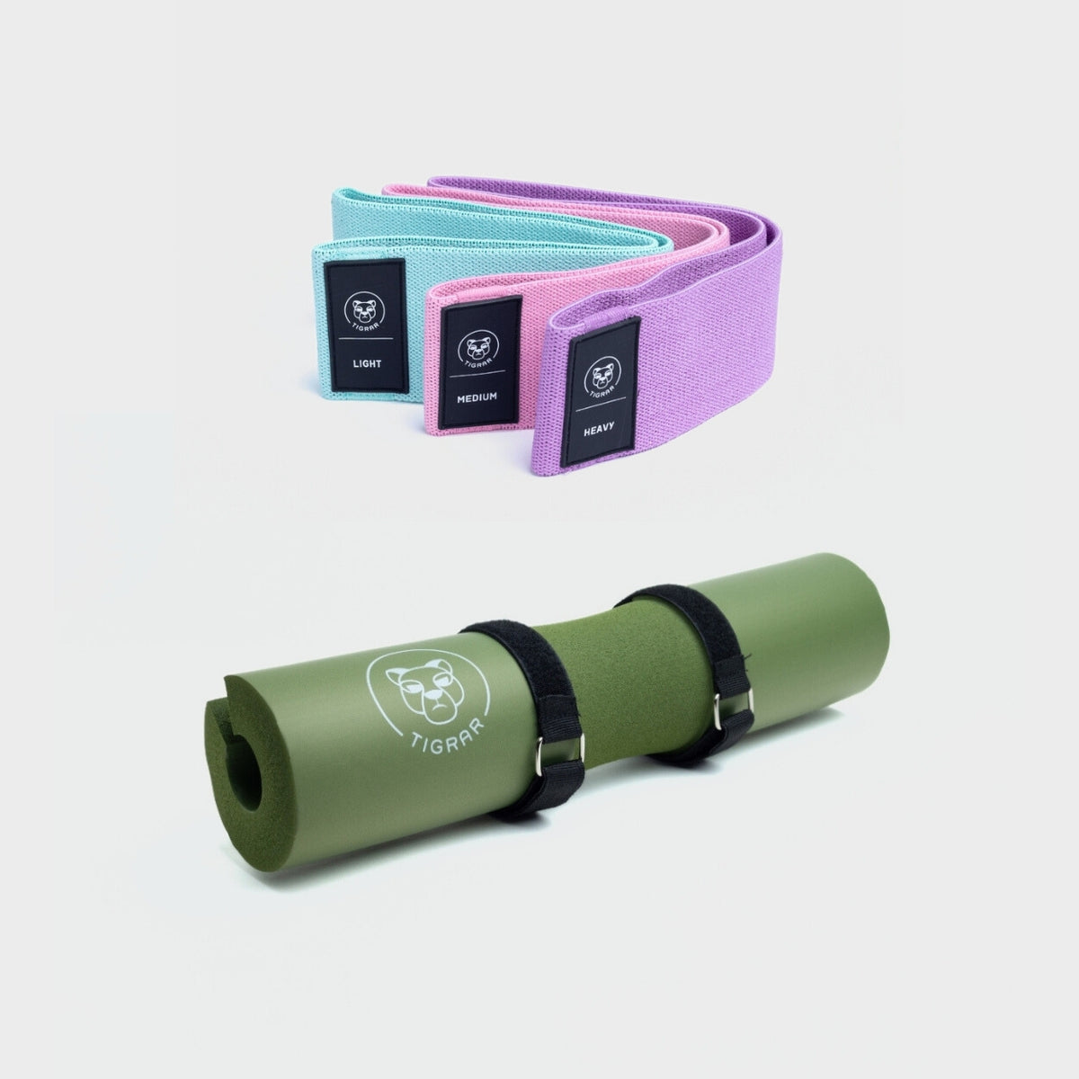 Barbell pad + booty bands - Glute lift duo
