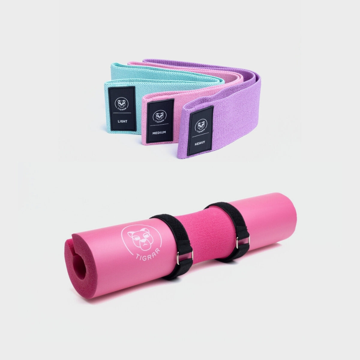 Barbell pad + booty bands - Glute lift duo