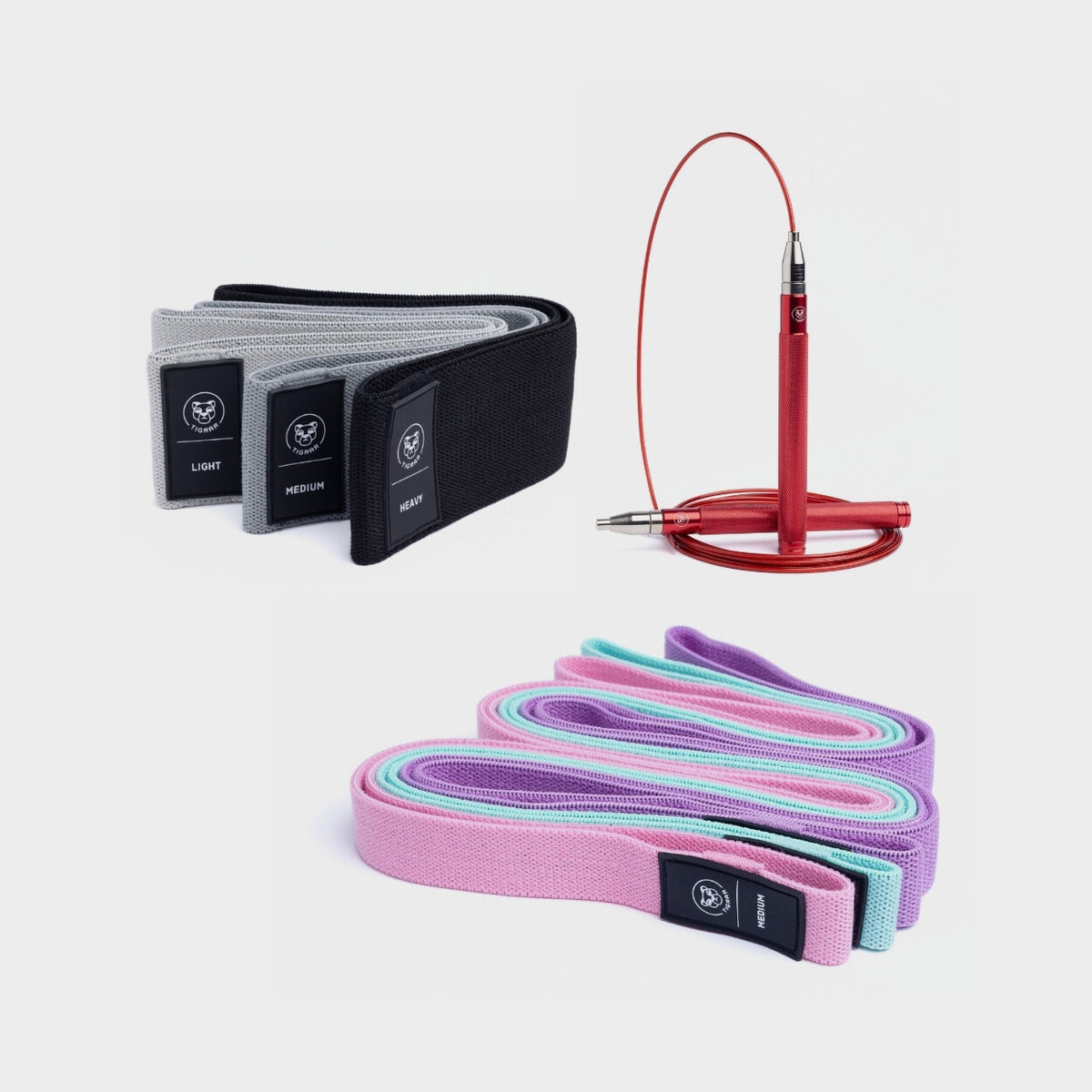 Booty bands + weerstandsbanden + springtouw - Home shape kit