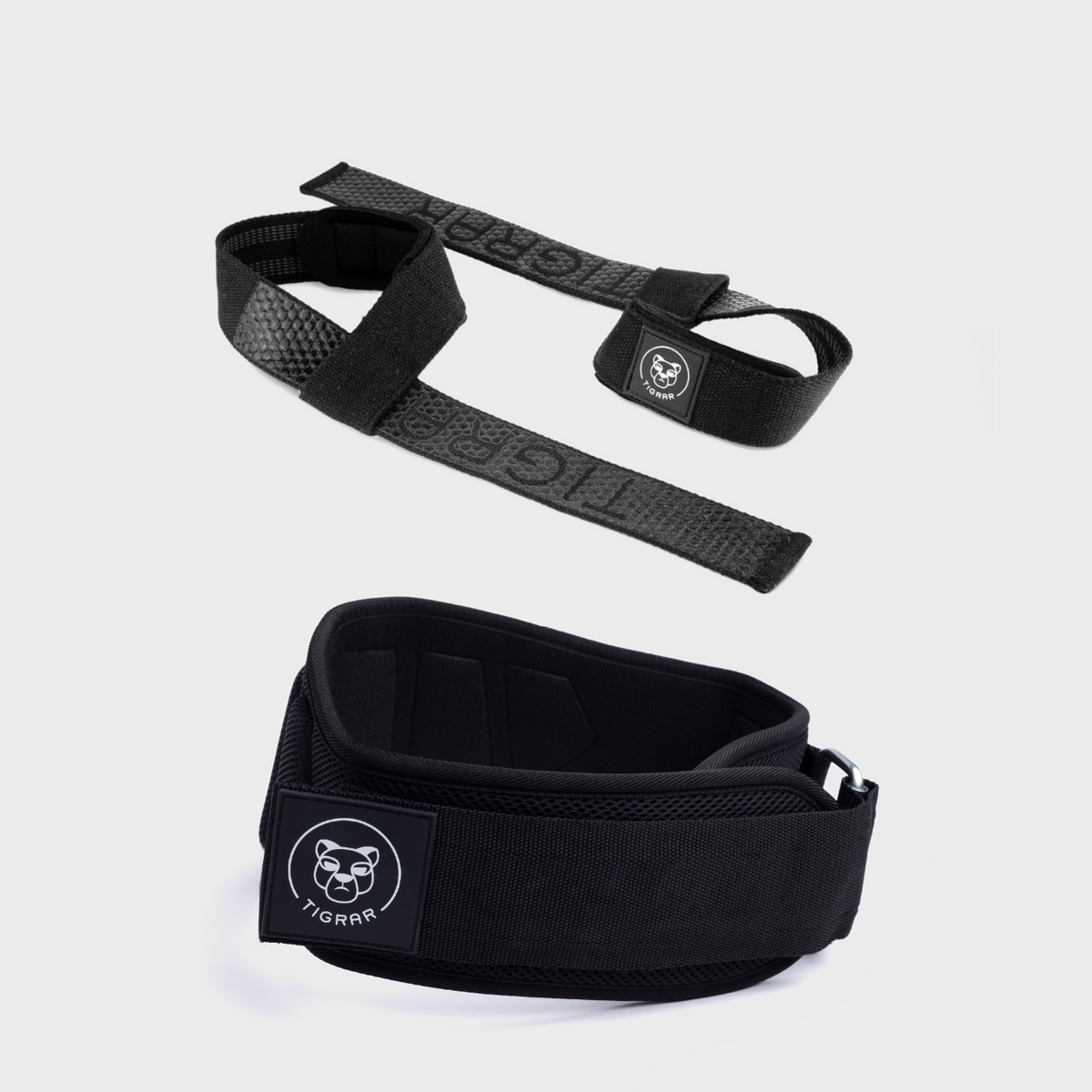 Tigrar lifting riem met gym straps bundel