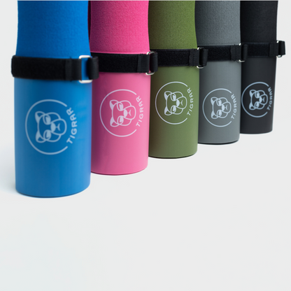 Vijf kleuren Tigrar bar pad gym gepresenteerd voor comfortabele gewichtheftraining.