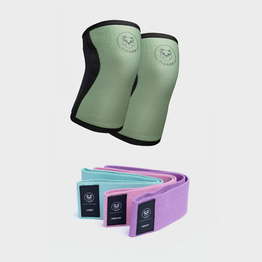 Booty bands + knee sleeves - Lower body duo